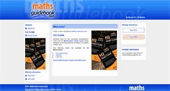 Desktop Screenshot of mathsguidebook.com