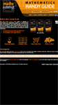 Mobile Screenshot of handyguide.mathsguidebook.com